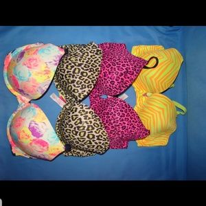 Bundle of 4 Victoria's Secret PINK Bra 34D